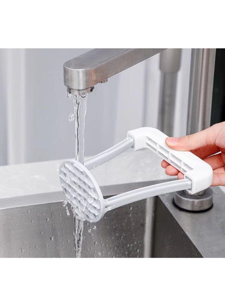 Durable manual Vegetable Masher for mashed potatoes, vegetables, and fruits with a non-slip handle - Image 1